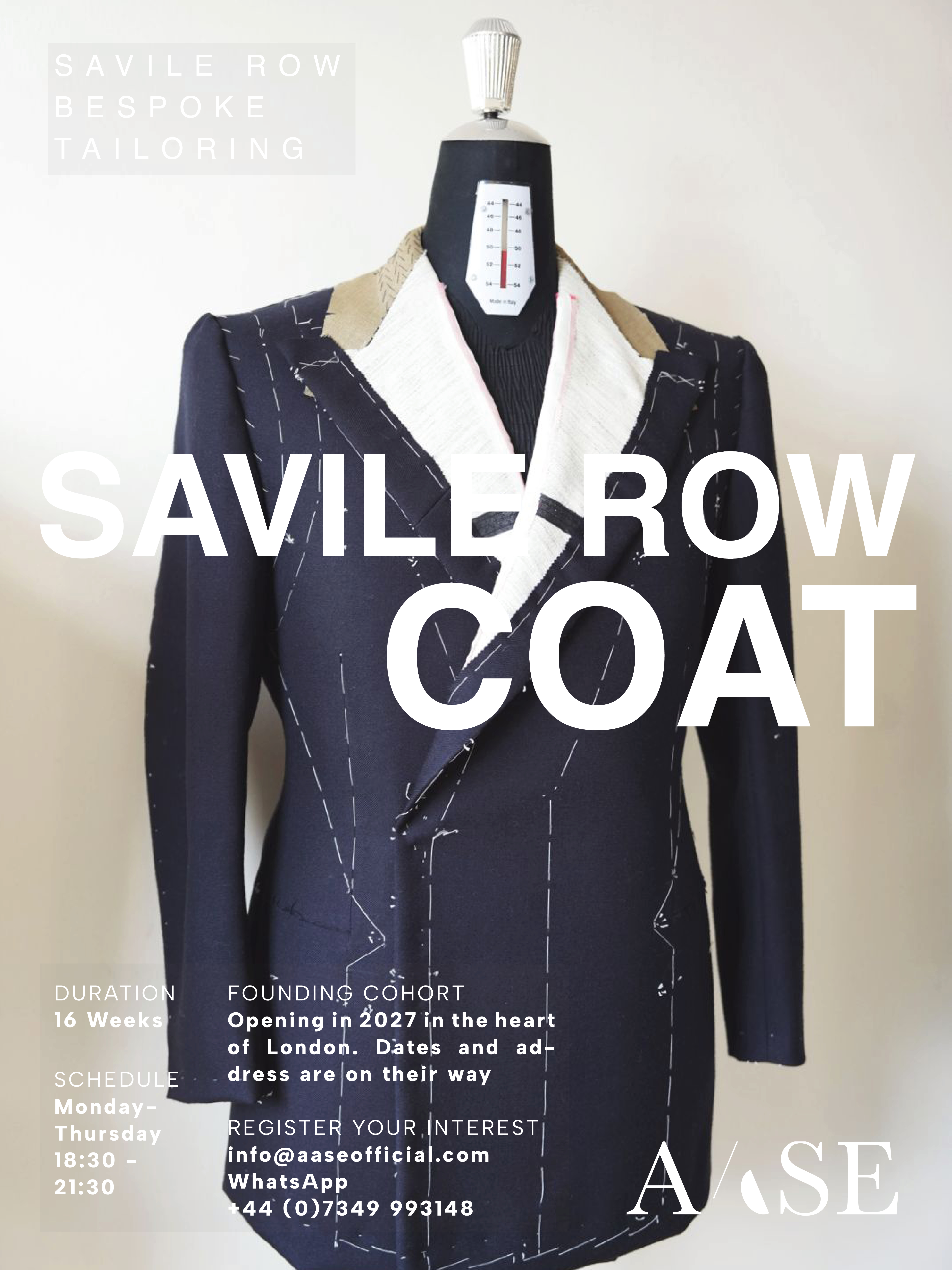 Savile Row Coat Making